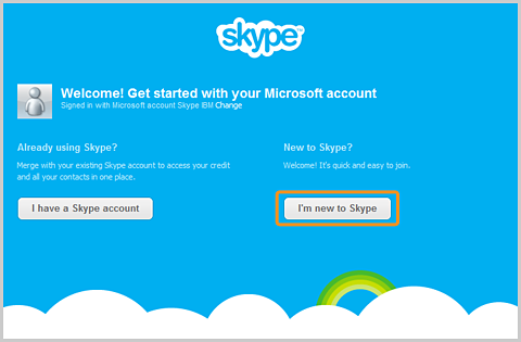 skype sign up for desktop