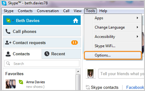 how to disable skype for business on windows 7