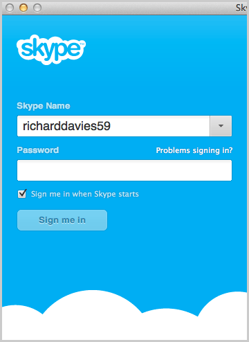 how to sign in to skype using skype id
