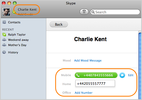 how to change skype password mac