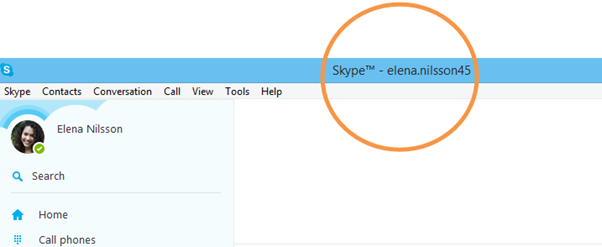 how to change skype name say live