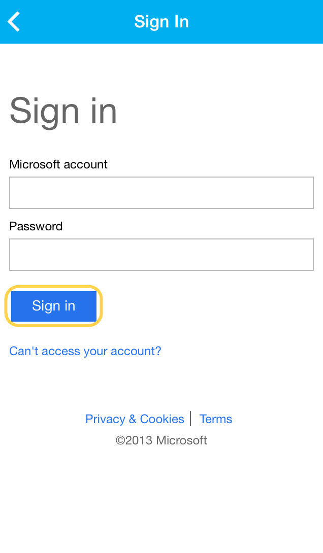 how to sign in to skype windows rt other account