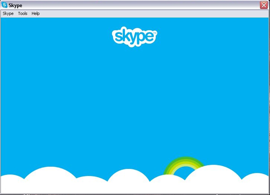 Skype Blank Blue Screen