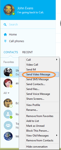 skype messages not sending properly