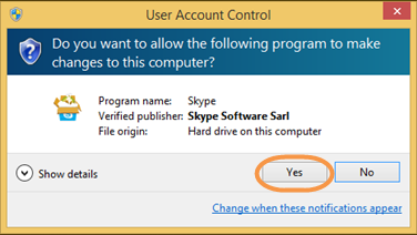 how to create skype account for security system
