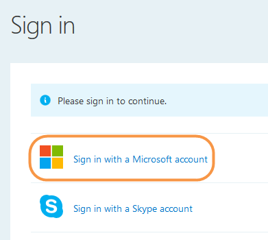 skype sign up not microsoft account