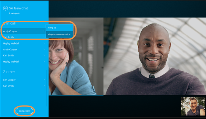 Comment Gérer Un Appel Vidéo De Groupe Dans Skype Pour Windows Rt 5005