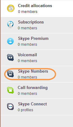 choose skype number